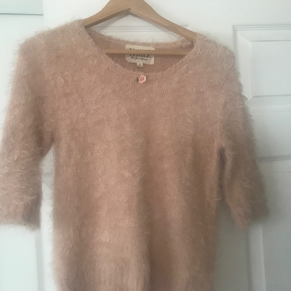 For love and lemon pink sweater